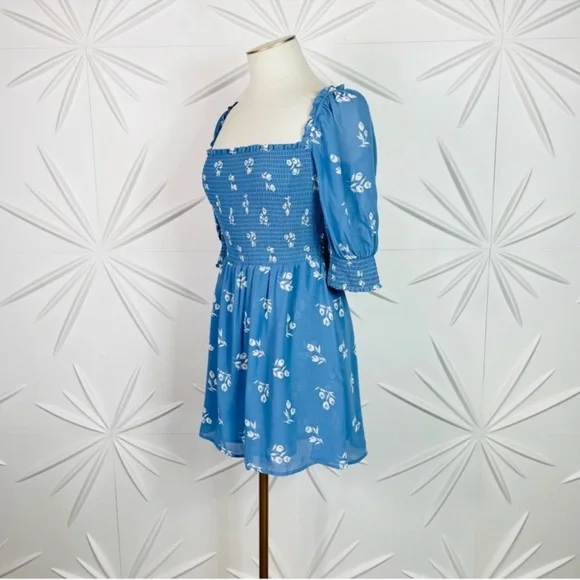 Reformation Elle Dress  In Light Blue ✨NWT✨ - Picture 8 of 12